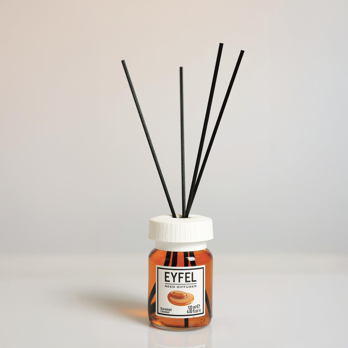 Eyfel Perfume Reed Diffuser – Caramel, 120 ml