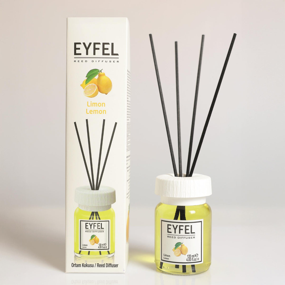 Тростниковый диффузор Eyfel Perfume – Лимон, 120 мл