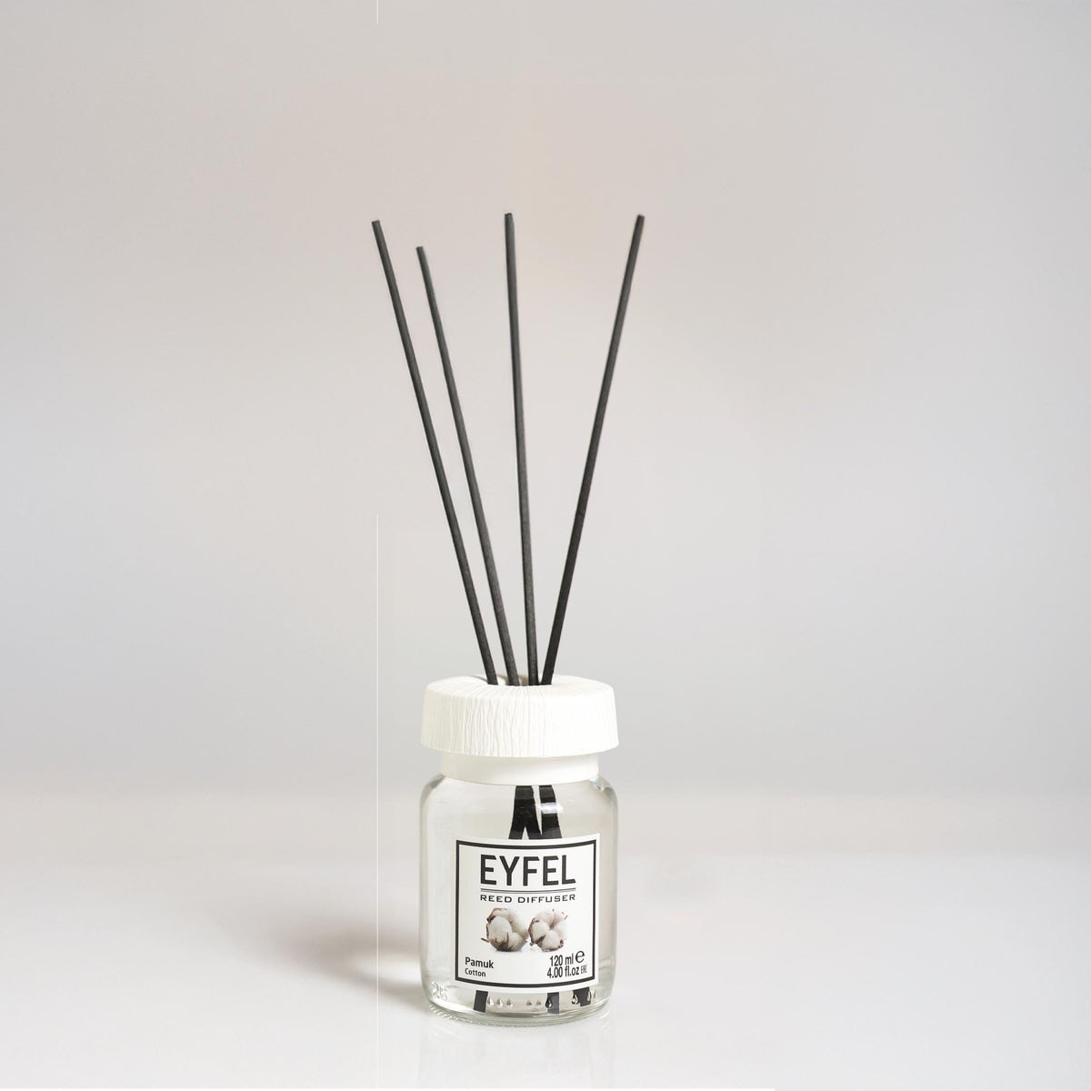 Eyfel Perfume Reed Diffuser – Cotton, 120 ml