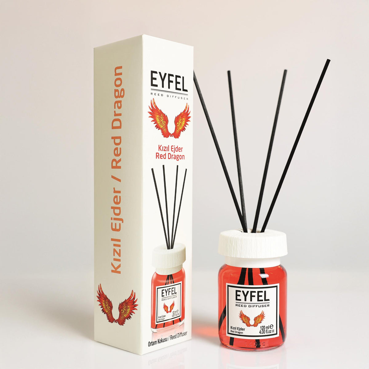 Eyfel Perfume Reed Diffuser – Red Dragon, 120 ml