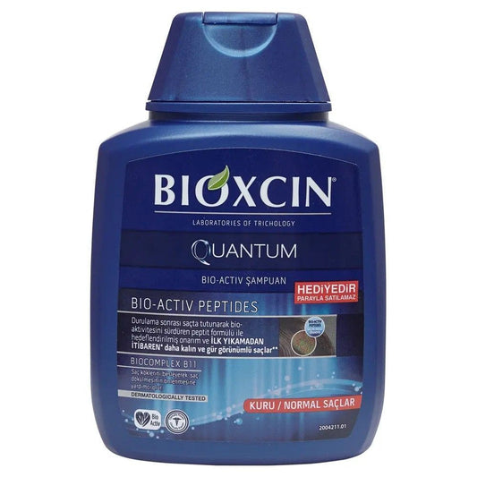 Bioxcin Quantum Juuste Väljalangemise Vastane Šampoon Kuivadele ja Normaalsetele Juustele, 300 ml