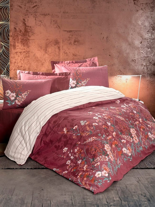 Puuvillane Box Feminen Vina bordo pesukomplekt